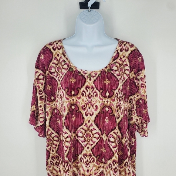 Alfred Dunner Snake Blouse Women 2X Shirt - Picture 4 of 7